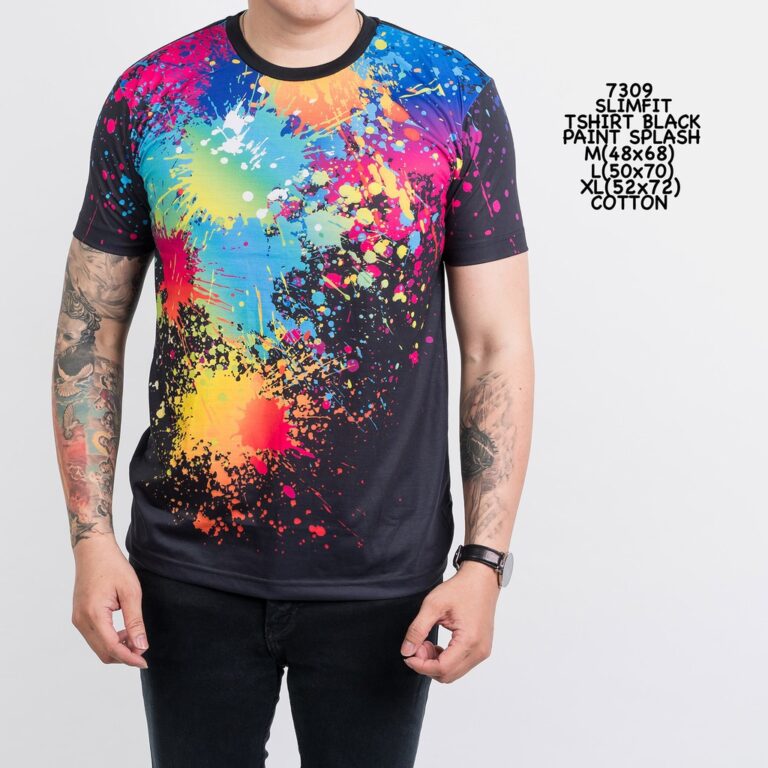 kaos warna full color