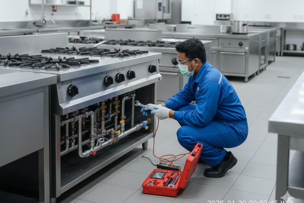 Sistem Distribusi Gas Dapur Efisien