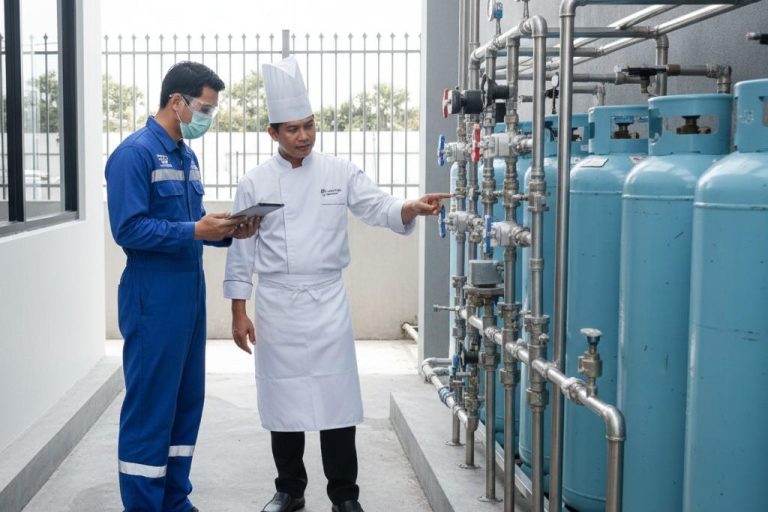 Instalasi Gas Dapur Food Service Industry