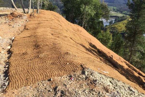 coconut coir netting proyek