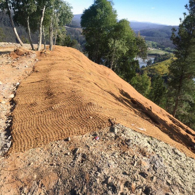 coconut coir netting proyek