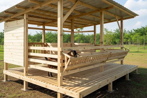 manajemen kandang kambing modern