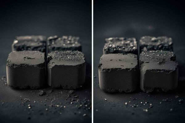 why low ash briquettes are better for shisha