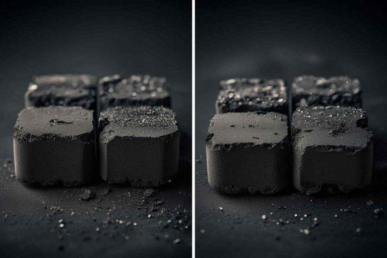 why low ash briquettes are better for shisha