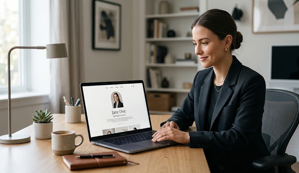 website profesional untuk identitas