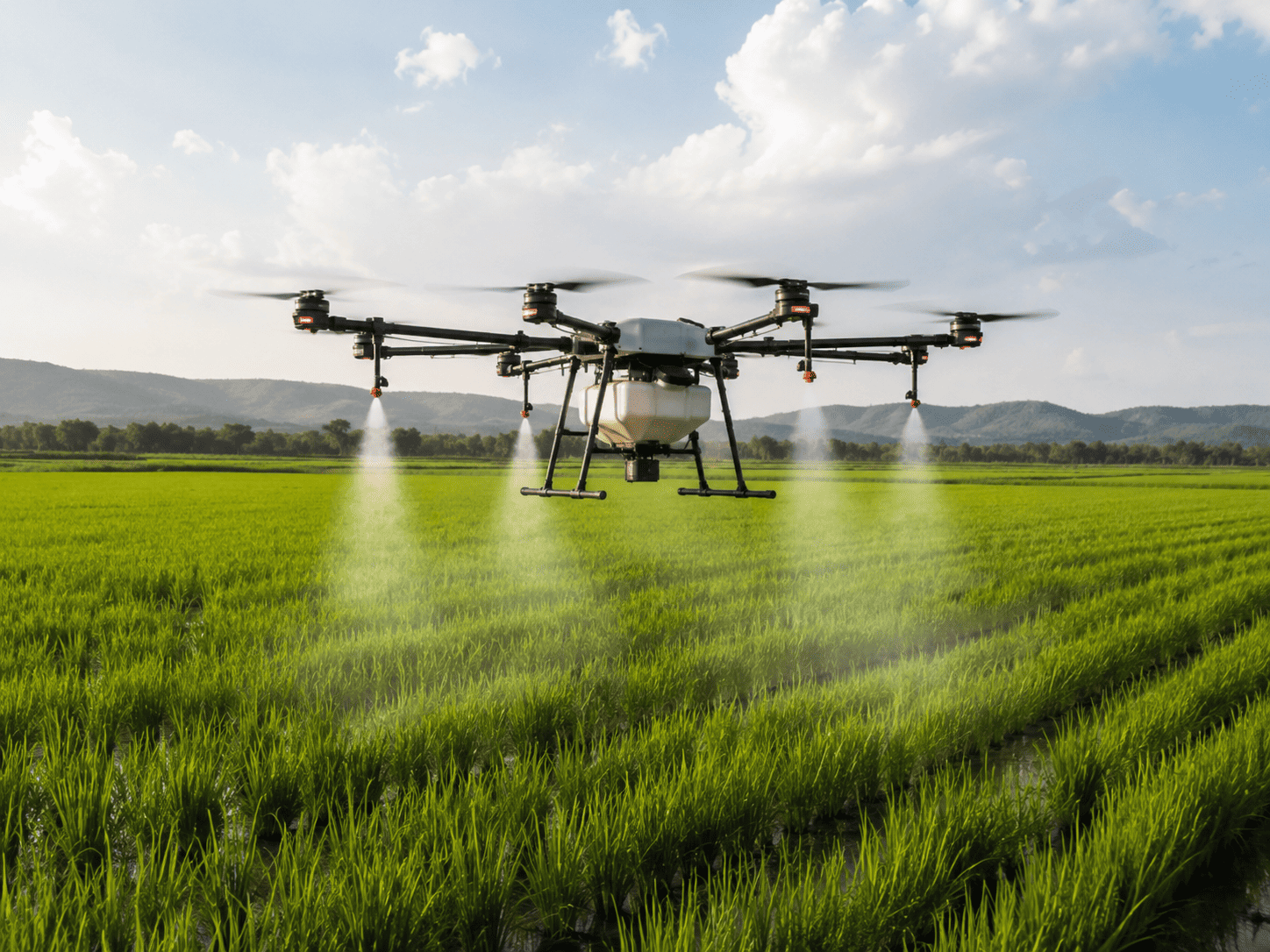 keuntungan menggunakan drone sprayer pertanian