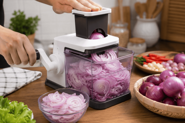 solusi pengirisan bahan dapur higienis