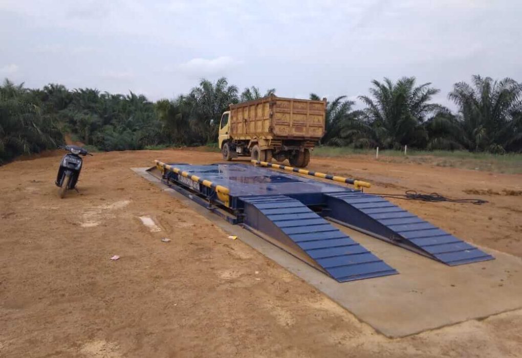 berapa lama pemasangan timbangan truk portable