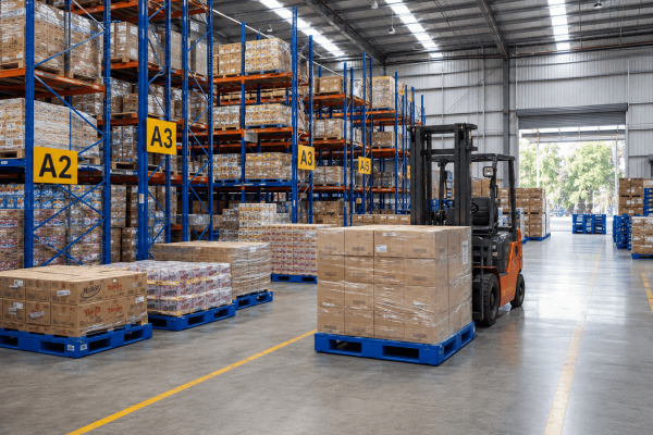 pallet plastik untuk gudang