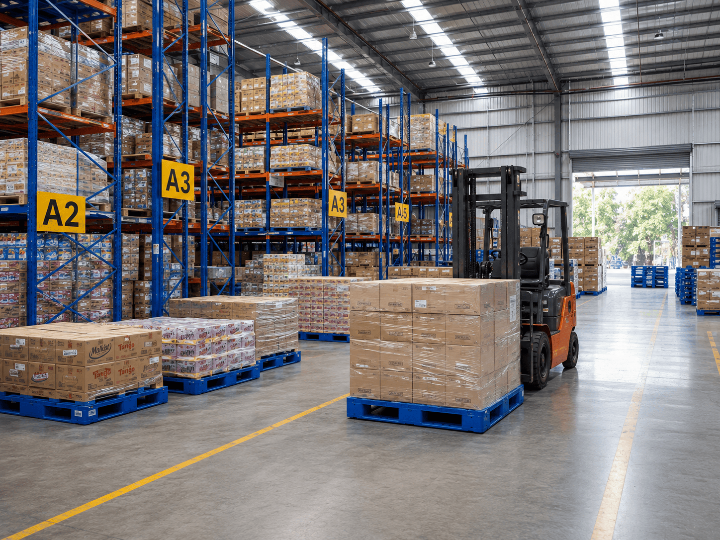 pallet plastik untuk gudang